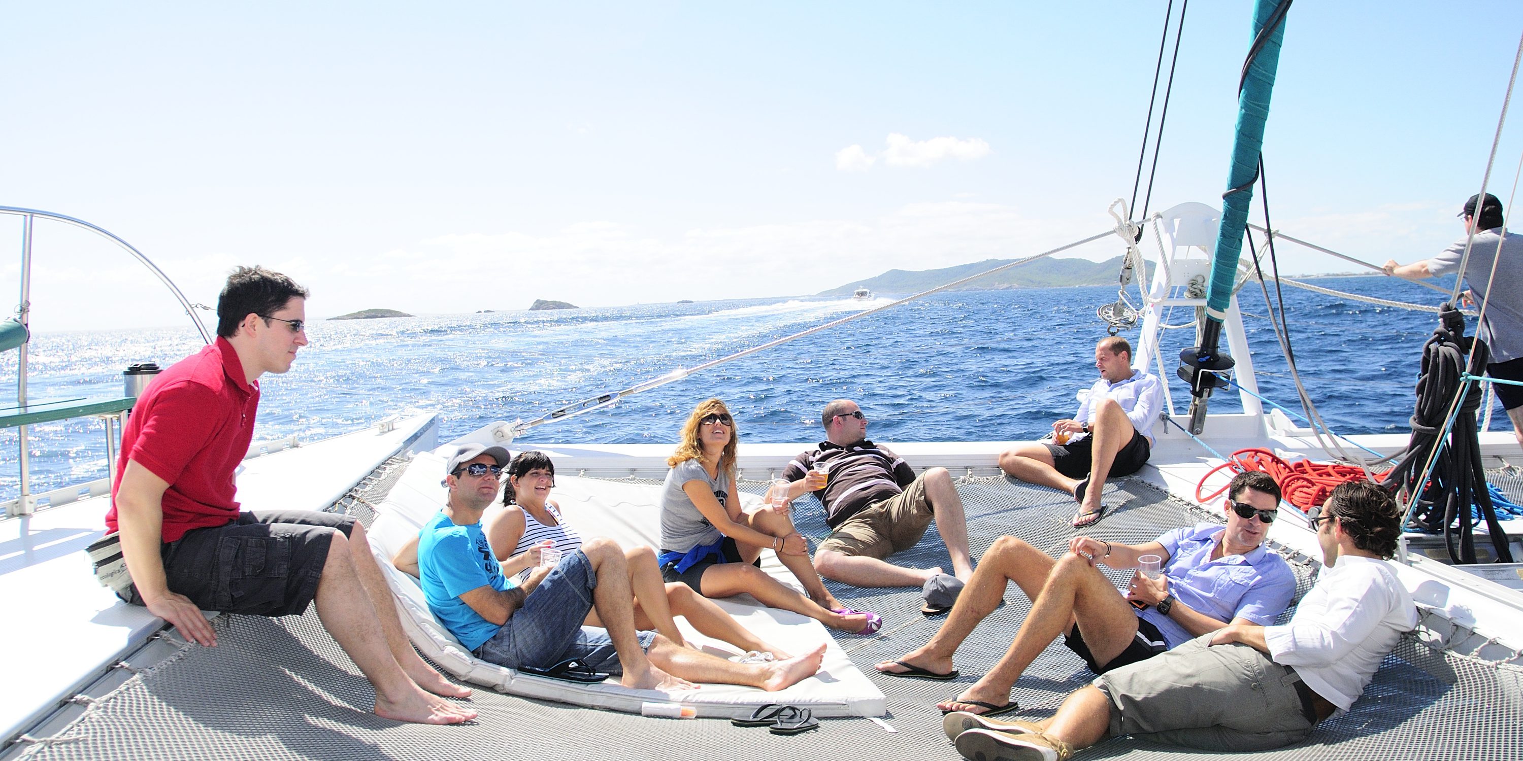 Evento en catamarán Ibiza
